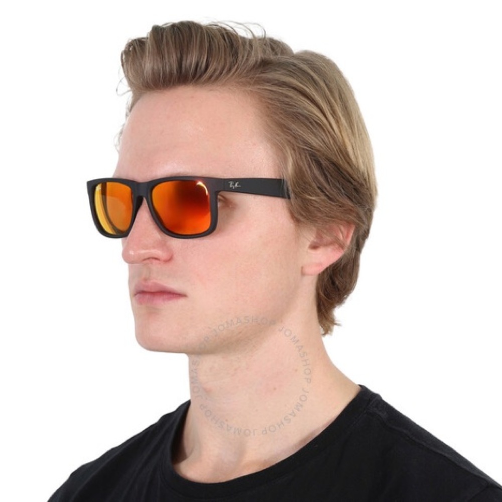 Ray-Ban Polarized Sunglasses Mens Justin RB4165 Flash Mirror Lens 54-16… - Picture 6 of 15